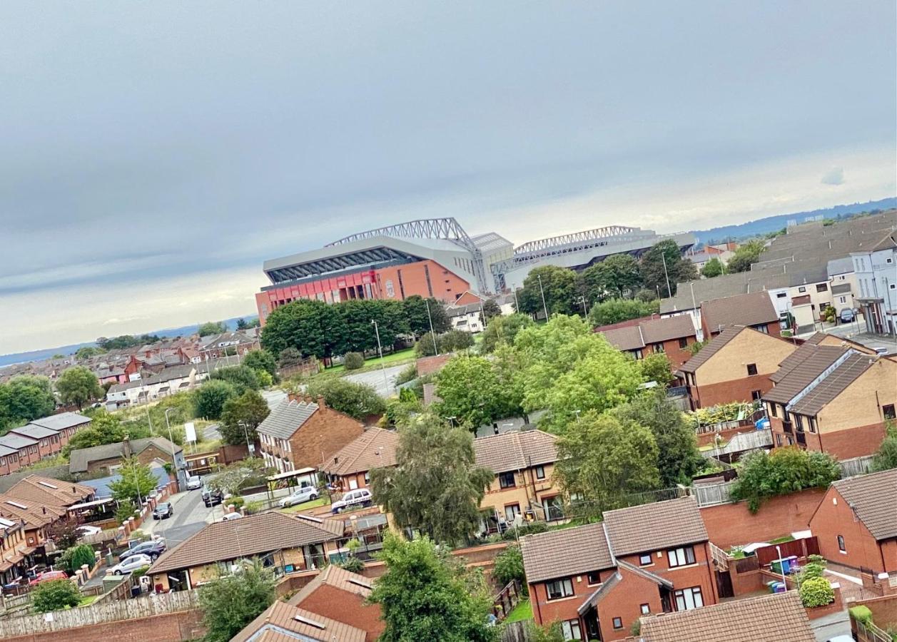 Unique View Of Anfield Stadium - Charming 2 Bedroom Apartment In Liverpool With Parking Zewnętrze zdjęcie